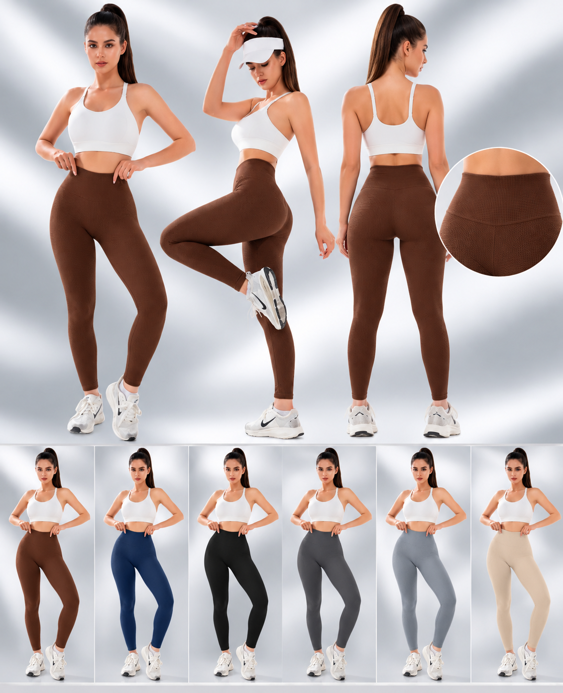Calça Legging canelada