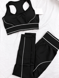 Kit com 04 Conjuntos Fitness Logo Famoso A..