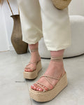 Plataforma Lust Shoes Amélia Nude – 105358