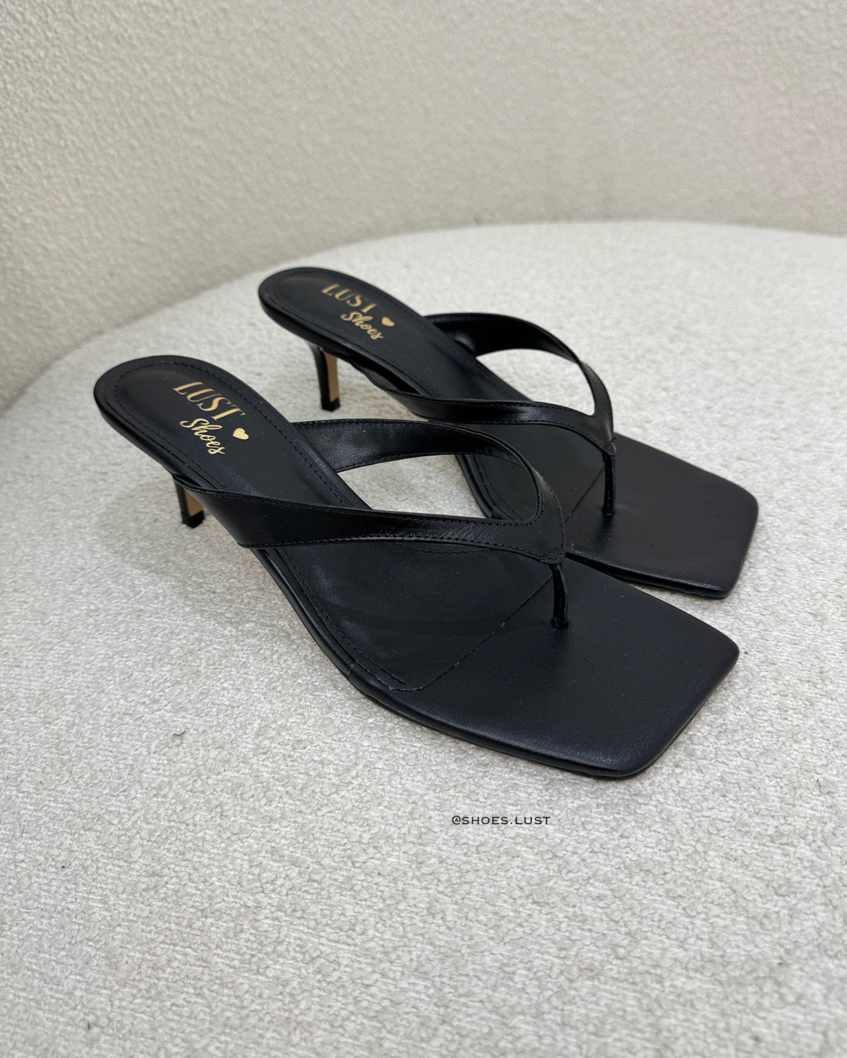 Tamanco Lust Shoes Kessia Salto Baixo Preto – 119871