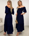 Vestido Madalena Azul Marinho 126688