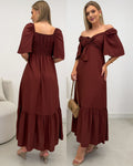 Vestido Madalena Marrom 126687