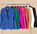 Blazer Alfaiataria Forrado com Botões