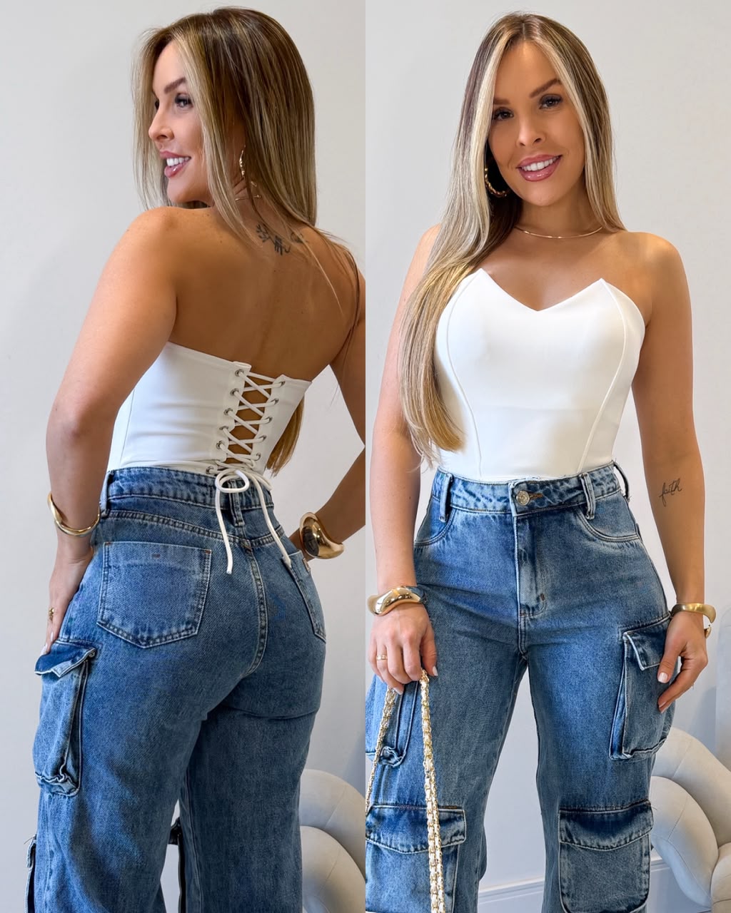 Cropped Corset Lucimara Off 135601