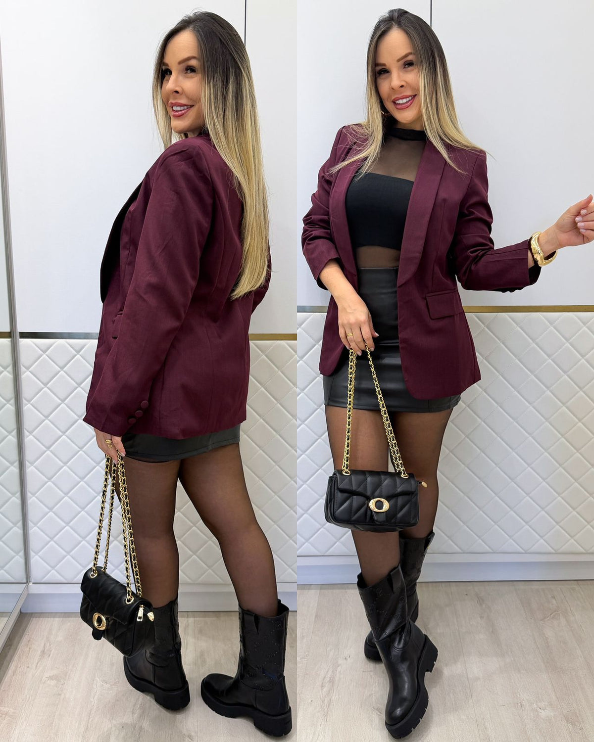 Blazer Lucimara Uva 134419