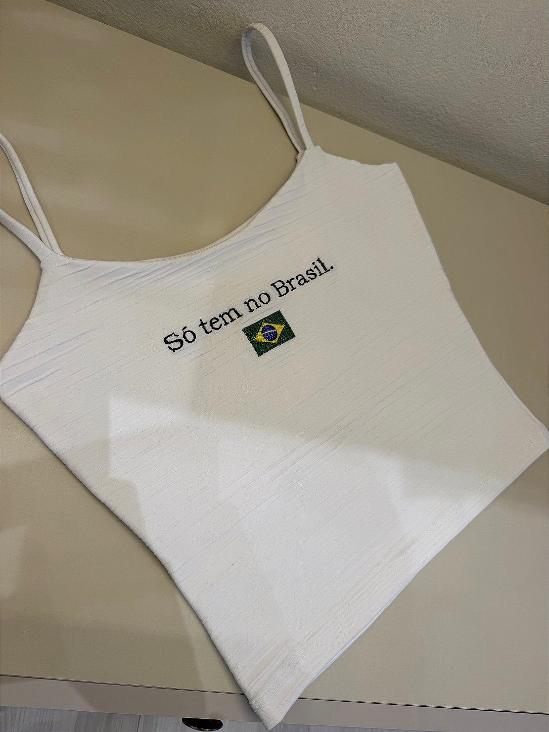 Blusa alcinha Brasileiríssima Branca