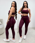 Conjunto Fitness Tamara Vinho 136271