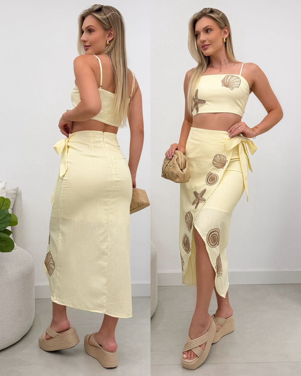 Conjunto Ediane Amarelo 120161