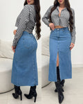 Saia Jeans Nexo Midi Amora 134644