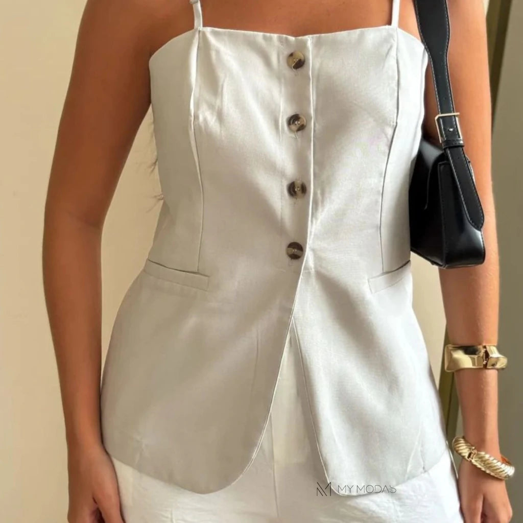 Blusa Drika Alfaiataria Marrante