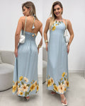 Vestido Andreia Azul Claro 136195