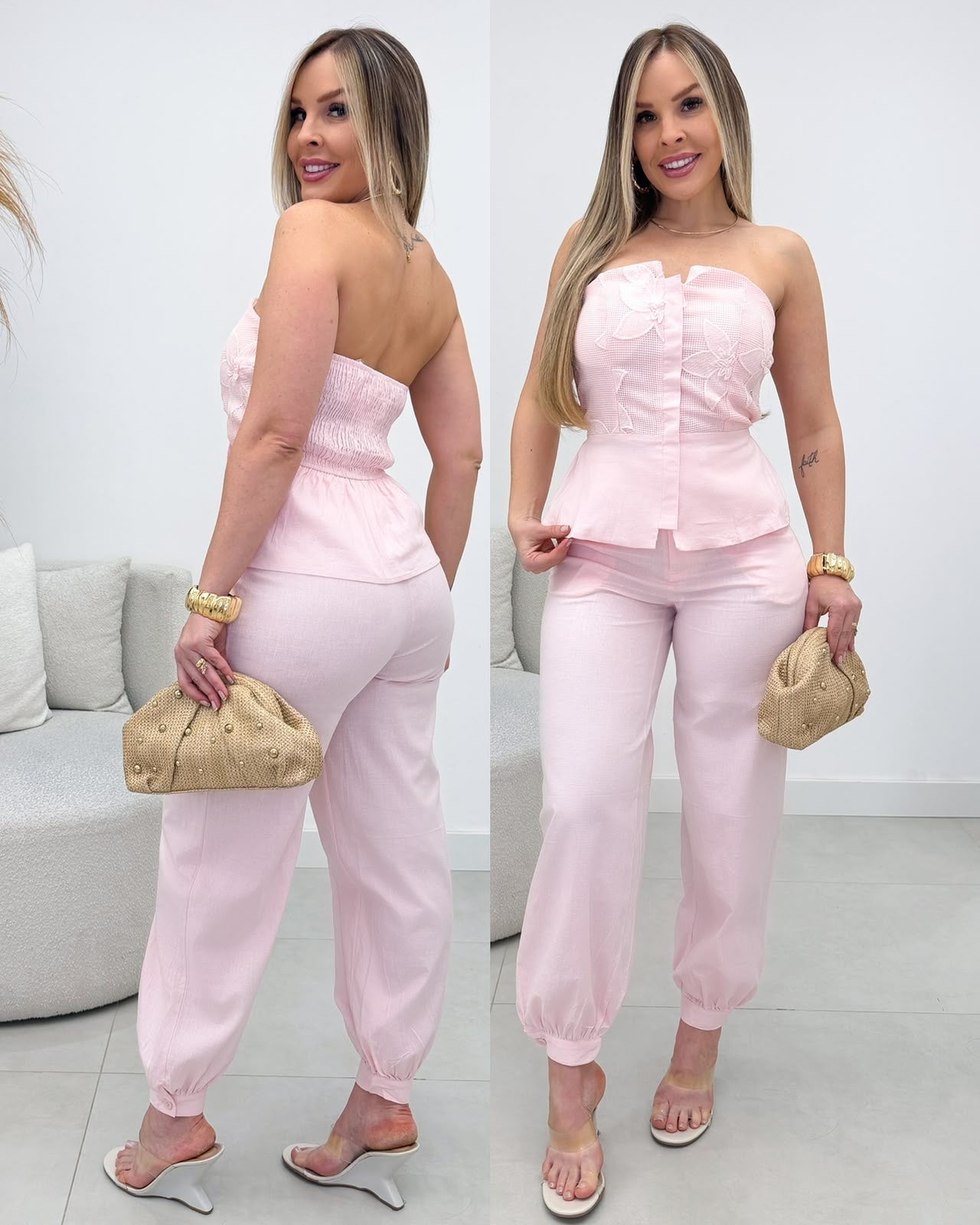 Conjunto Rubia Rosa 135455