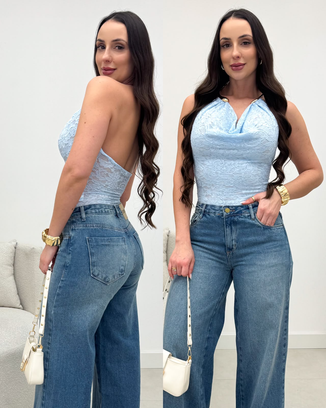 Body Renda Samanta Azul 135632