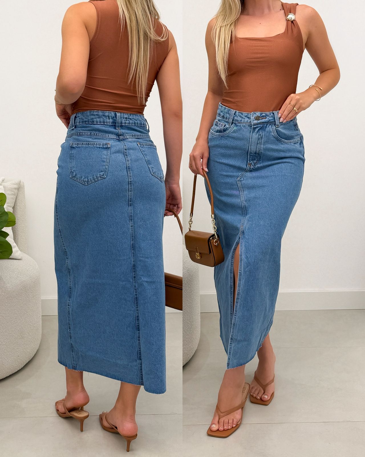 Saia Jeans Ozzo Luiza 120642