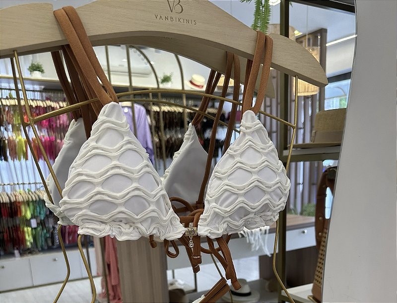 Cortininha Oásis Off White (CALCINHA NÃO INCLUSO)