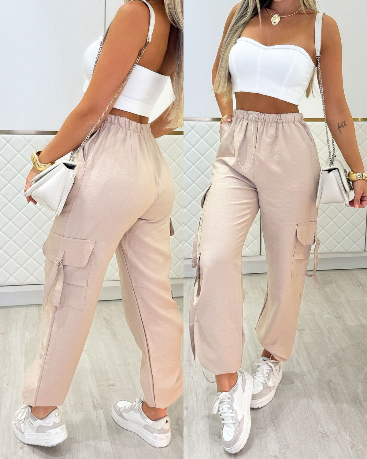 Calça Judite Bege 119379