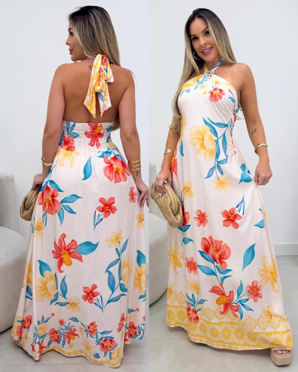 Vestido Anastacia Bege 123857