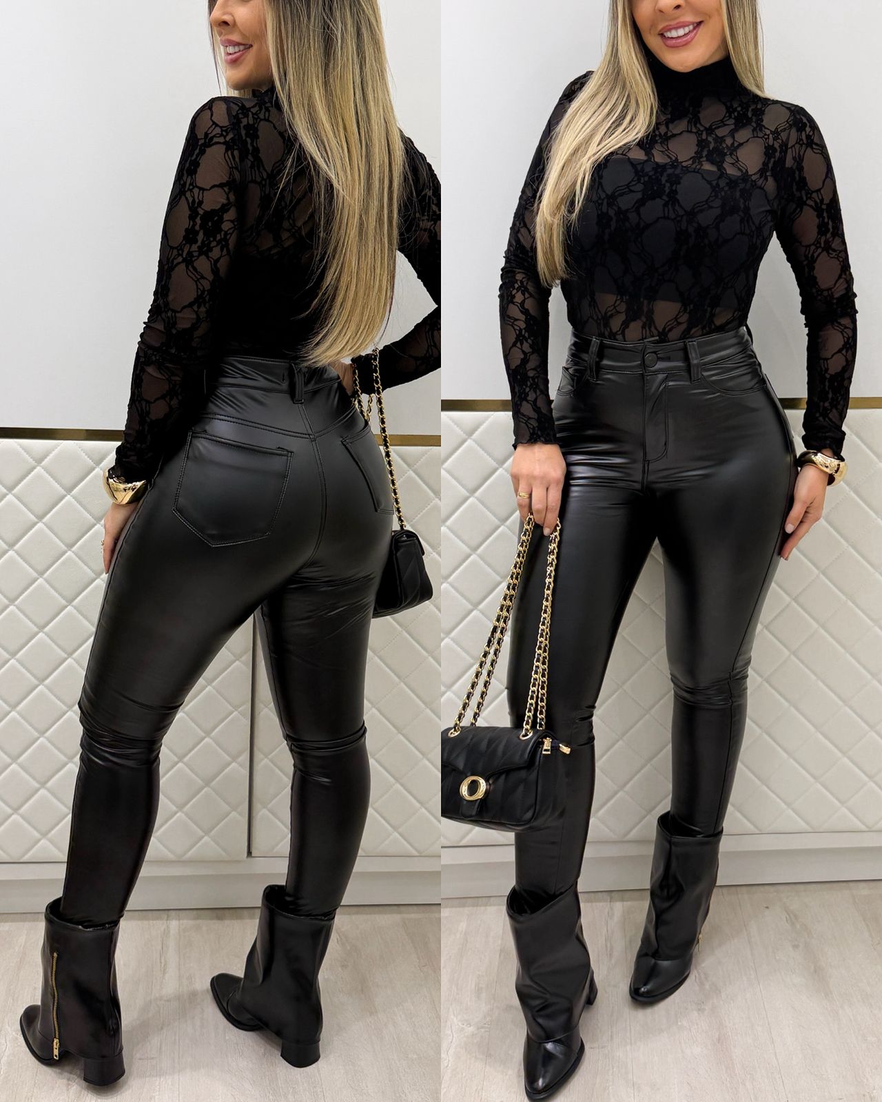 Calça PU Delavê Raquel 134488