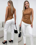 Blusa Courino Tais Caramelo 133473