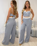 Conjunto Marina Listras Azul 136120