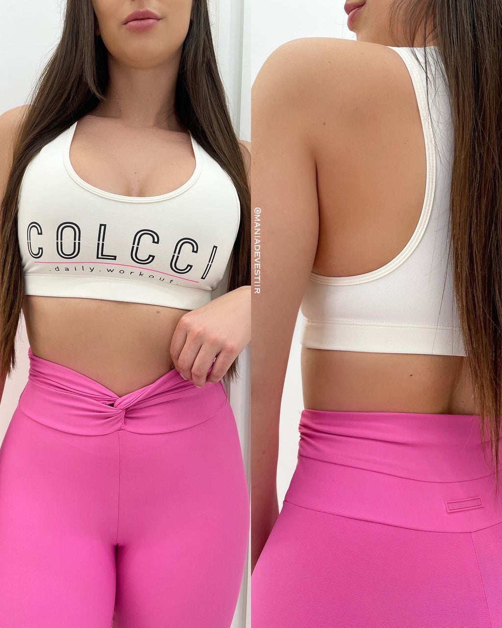 Calça Legging Line Fitness Colcci Rosa 30554