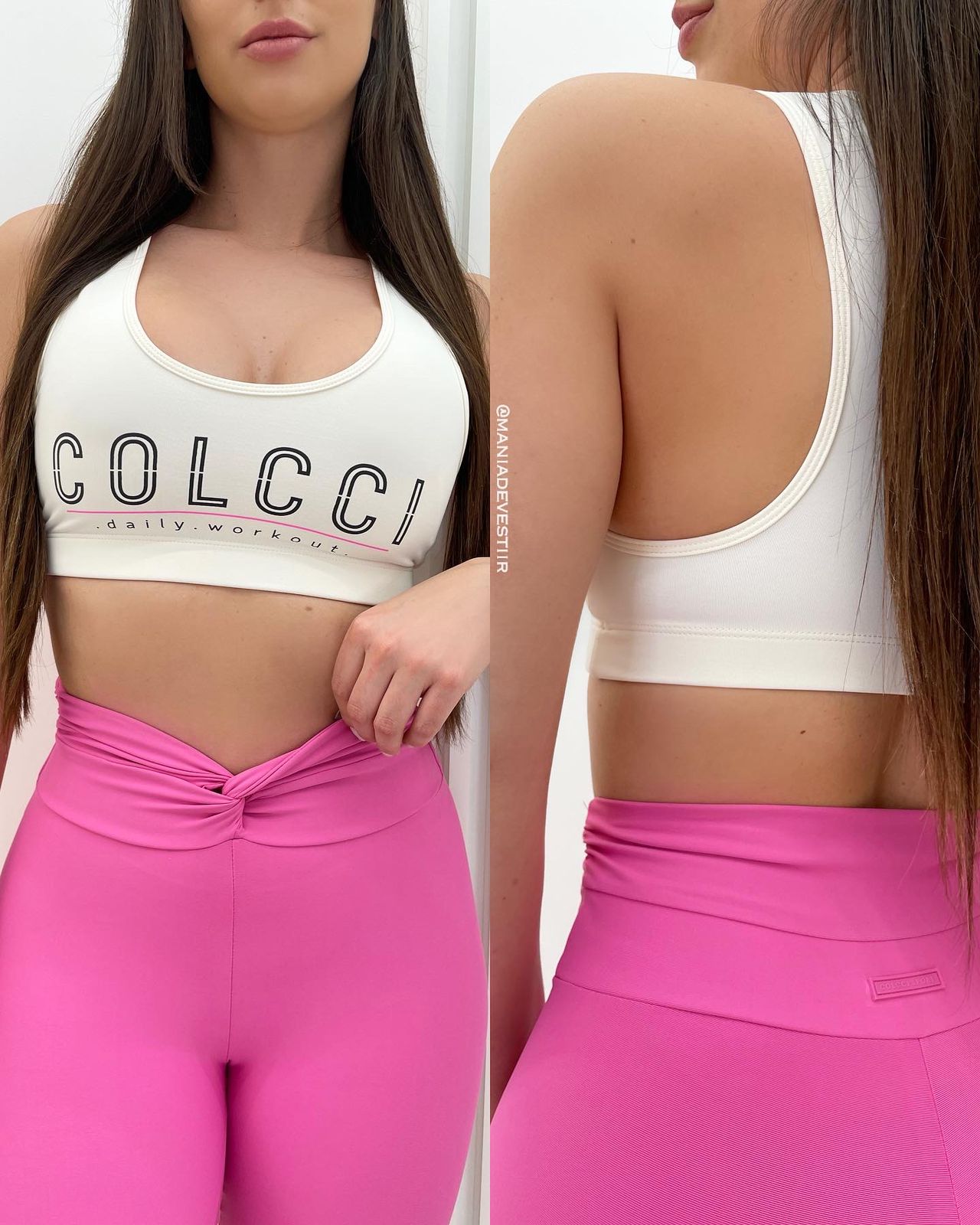 Calça Legging Line Fitness Colcci Rosa 30554