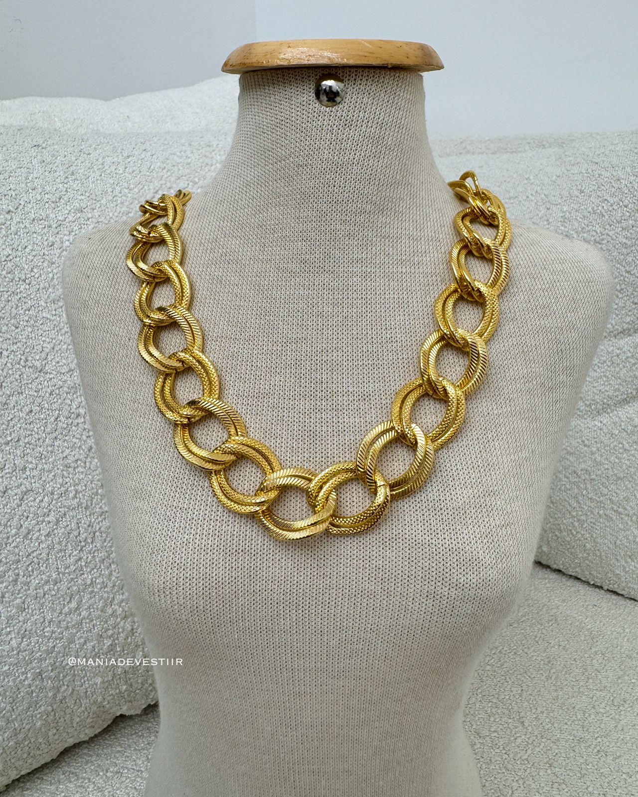 Colar Mania Essenza Mariana Dourado 102914