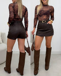 Saia Shorts Olívia Cacau 127074