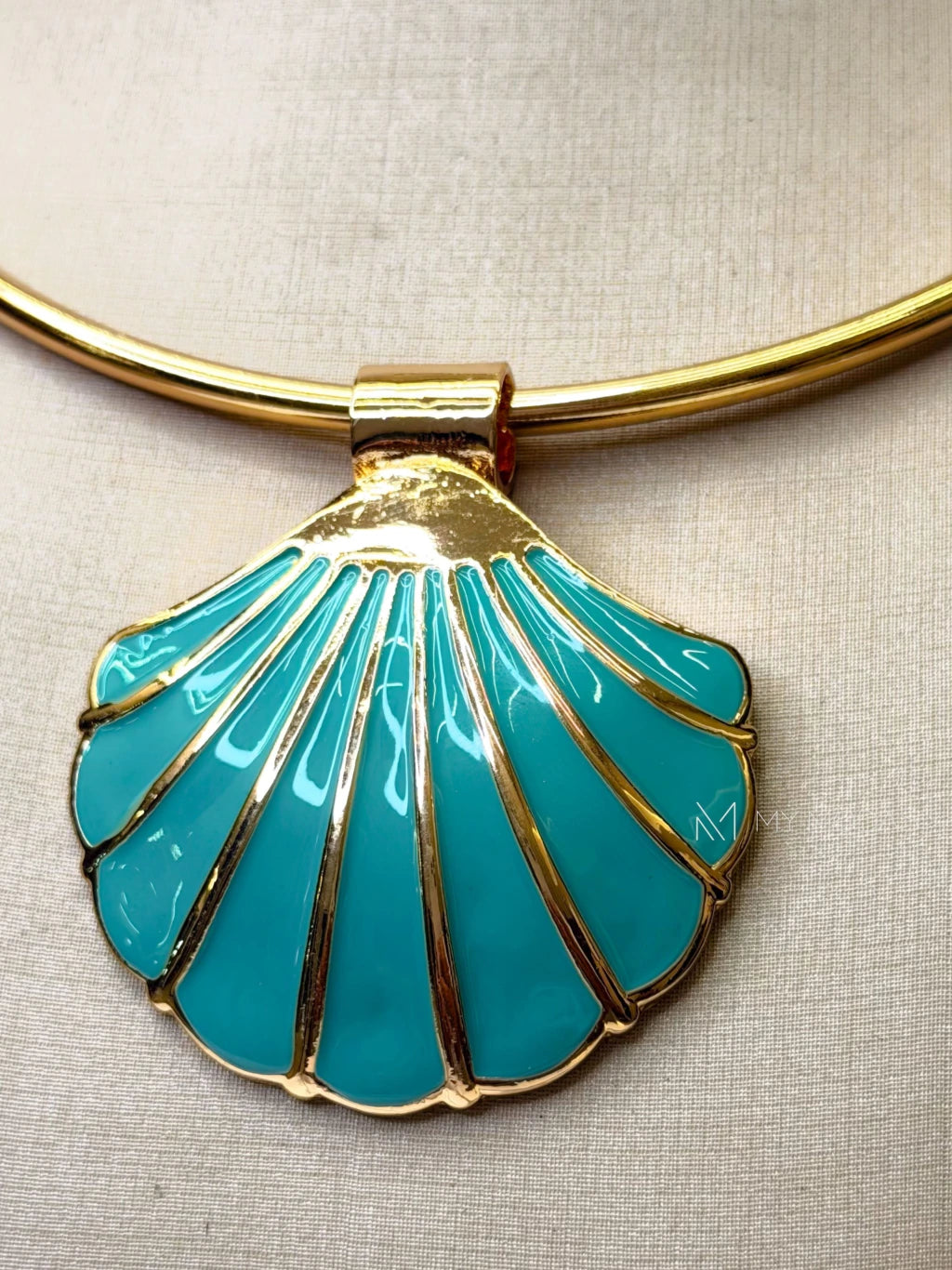 Colar Chocker concha