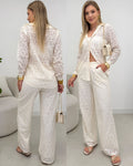 Conjunto Renda Fiona Creme 129277