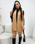 Lenço Mania Essenza Vanessa Bege Escuro 134329