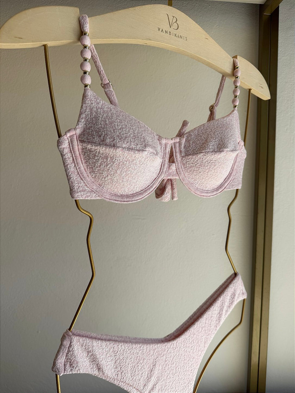 Calcinha Asa Delta Algodão doce rosa (BUSTO NÃO INCLUSO)