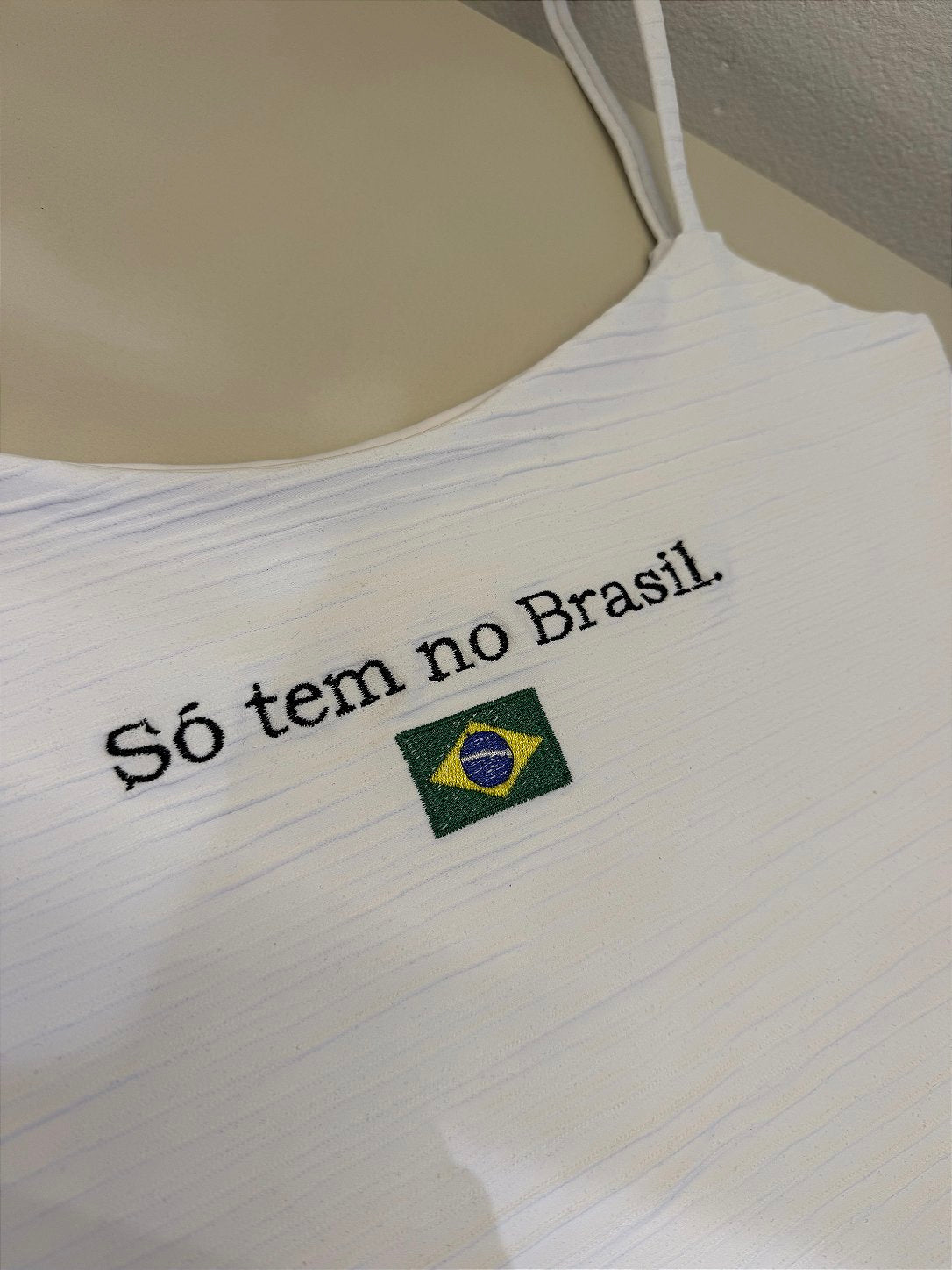 Blusa alcinha Brasileiríssima Branca