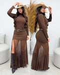 Vestido Ester Marrom 134170
