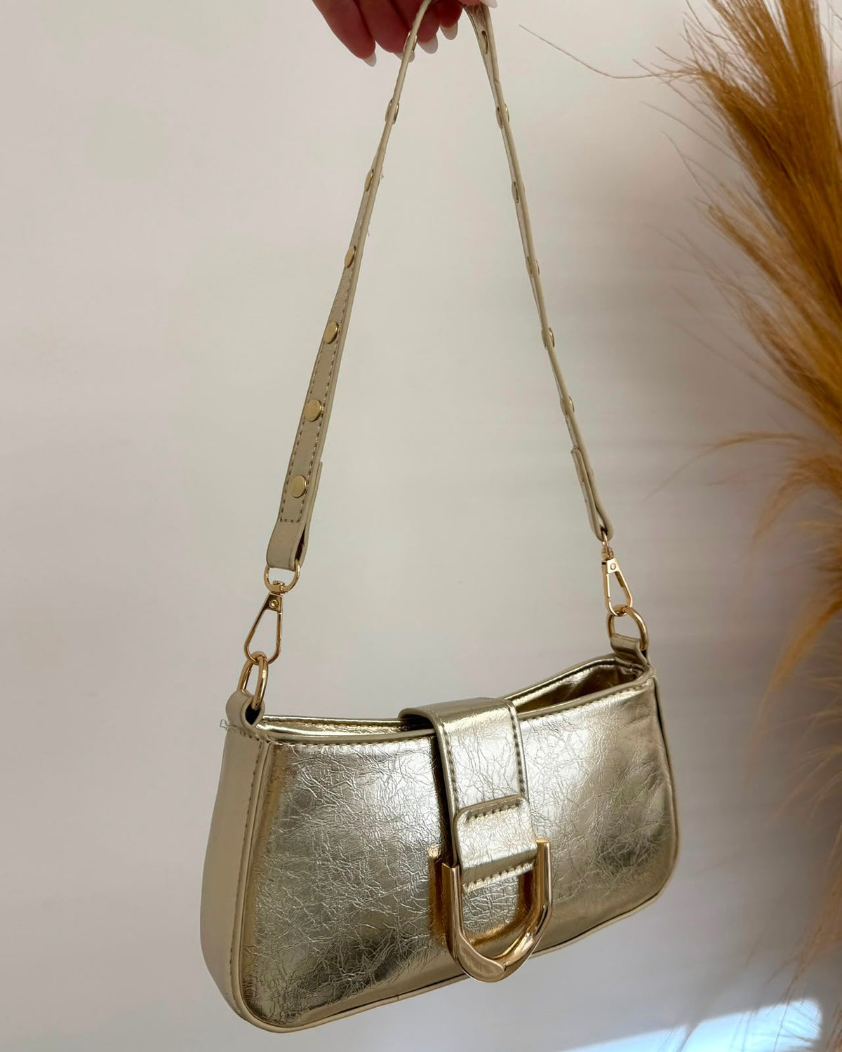 Bolsa Mania Essenza Dourada 135697