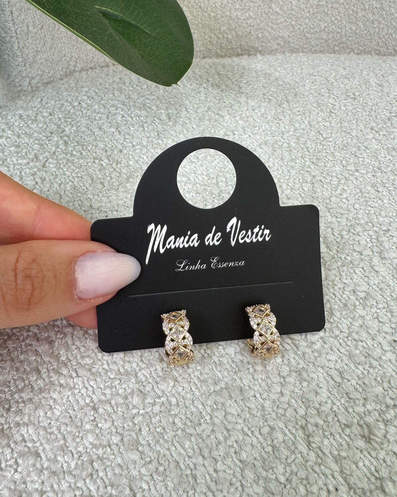 Brinco Mania Essenza Dourado 120813