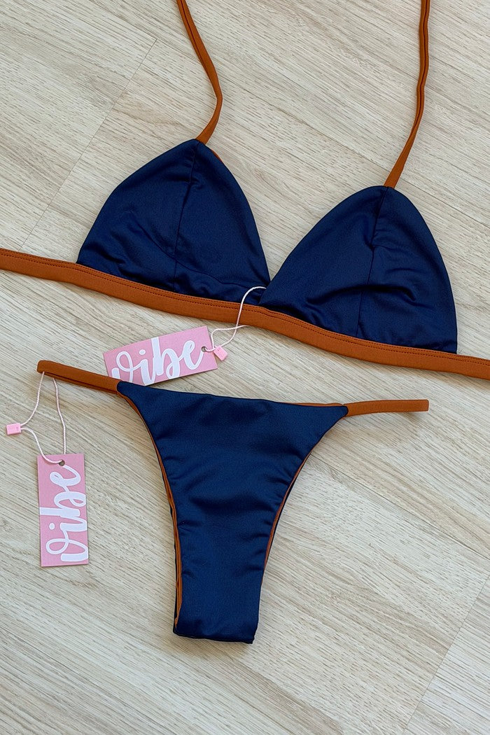 Biquíni Kate + Kim Navy+Terra