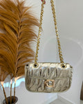 Bolsa Mania Essenza Dourada 135690