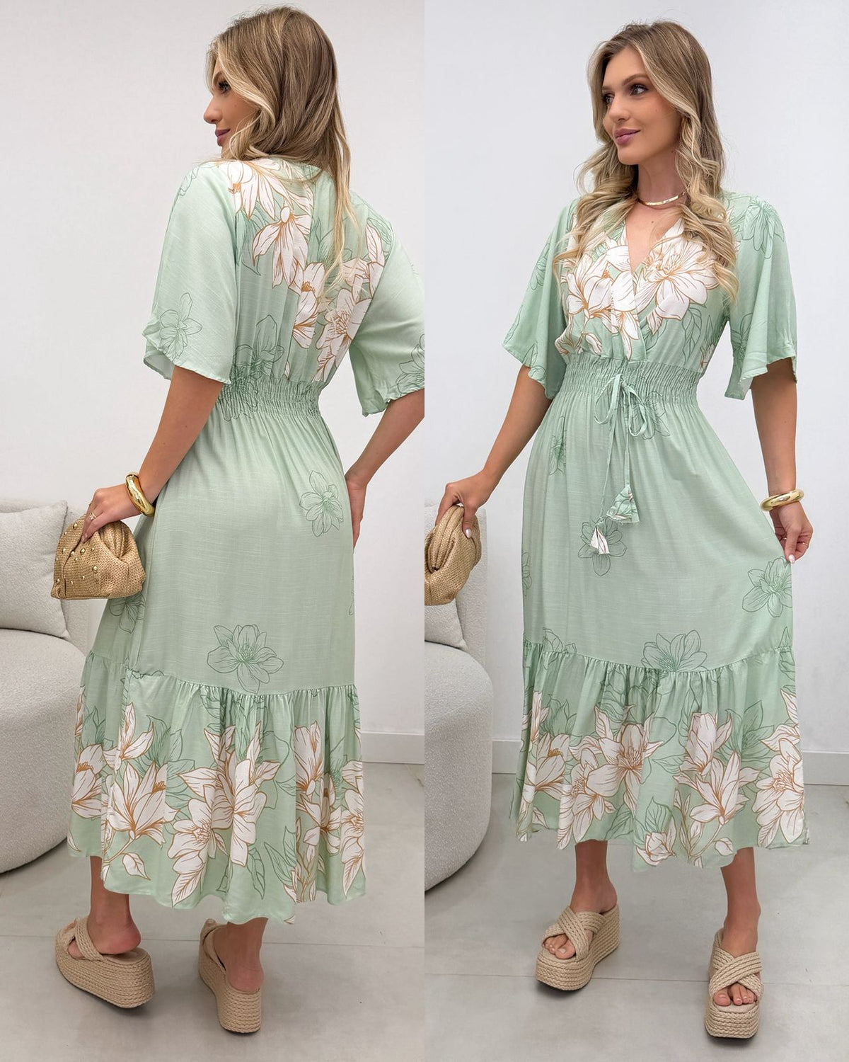 Vestido Valentina Verde 124119