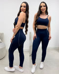 Conjunto Fitness Tamara Azul Marinho 136269