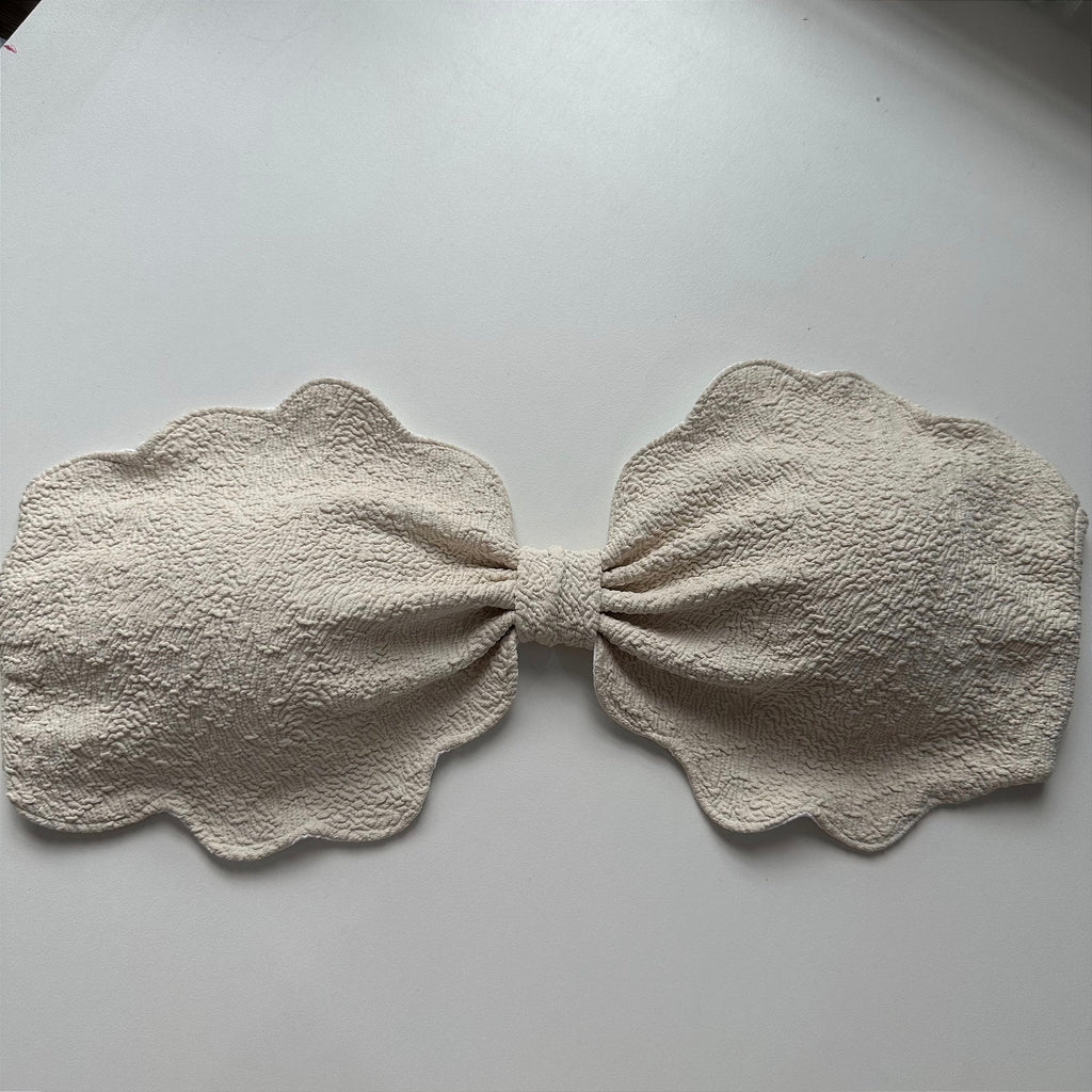 Top Nuvem Vórtex Off White (calcinha não inclusa)