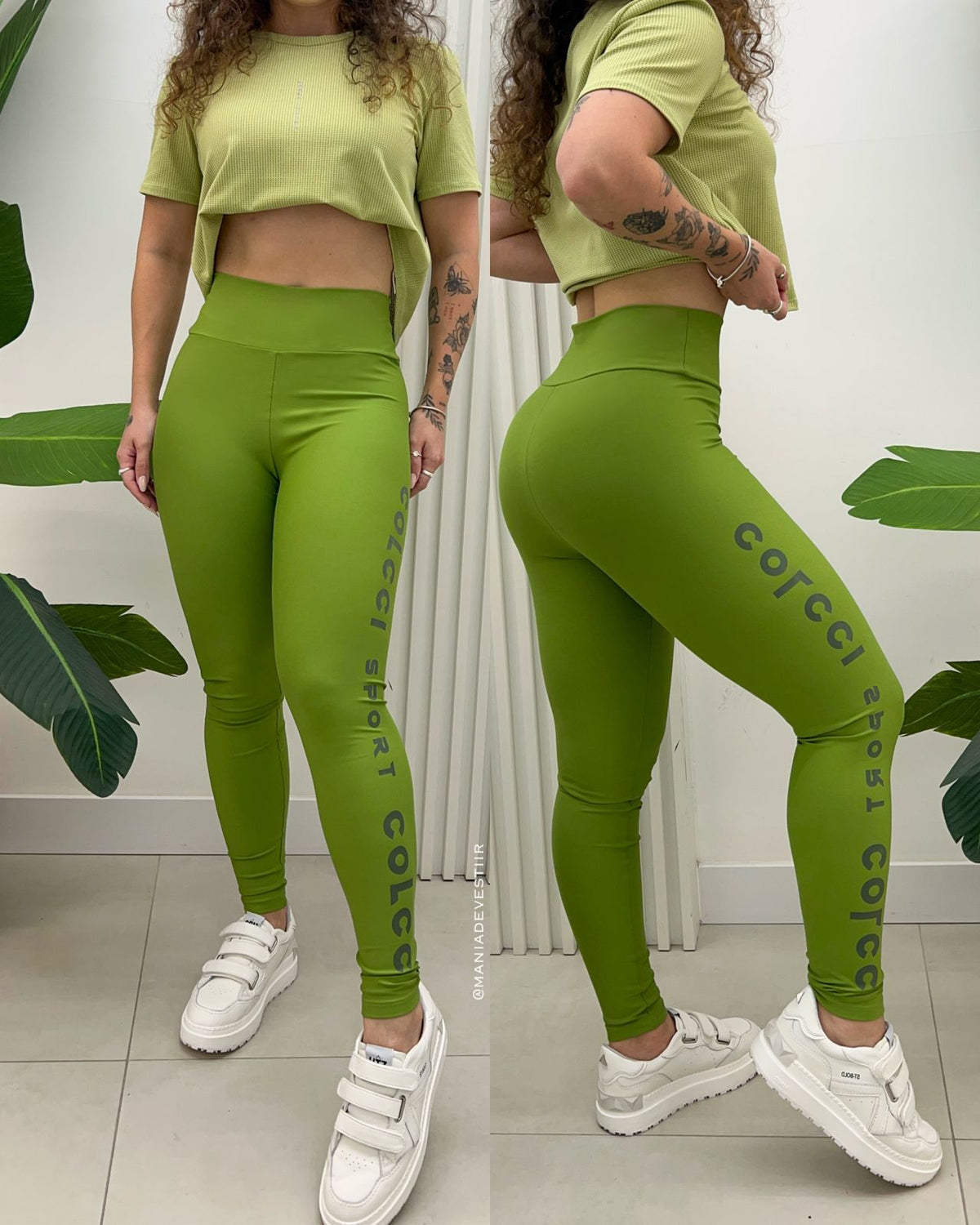 Calça Legging Verde 68755
