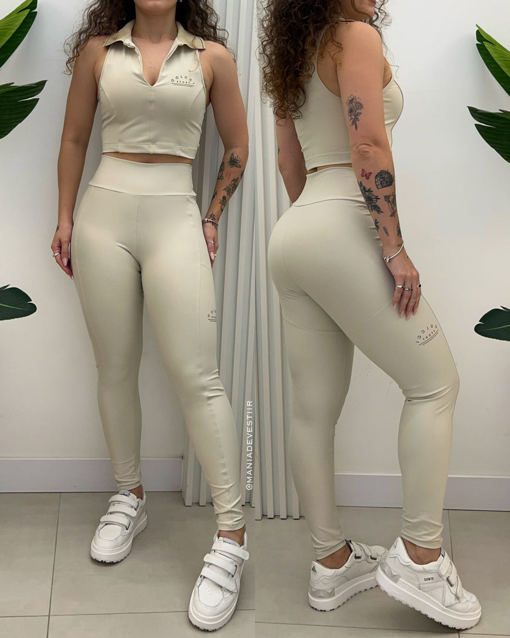 Calça Legging Colcci Bege 93775