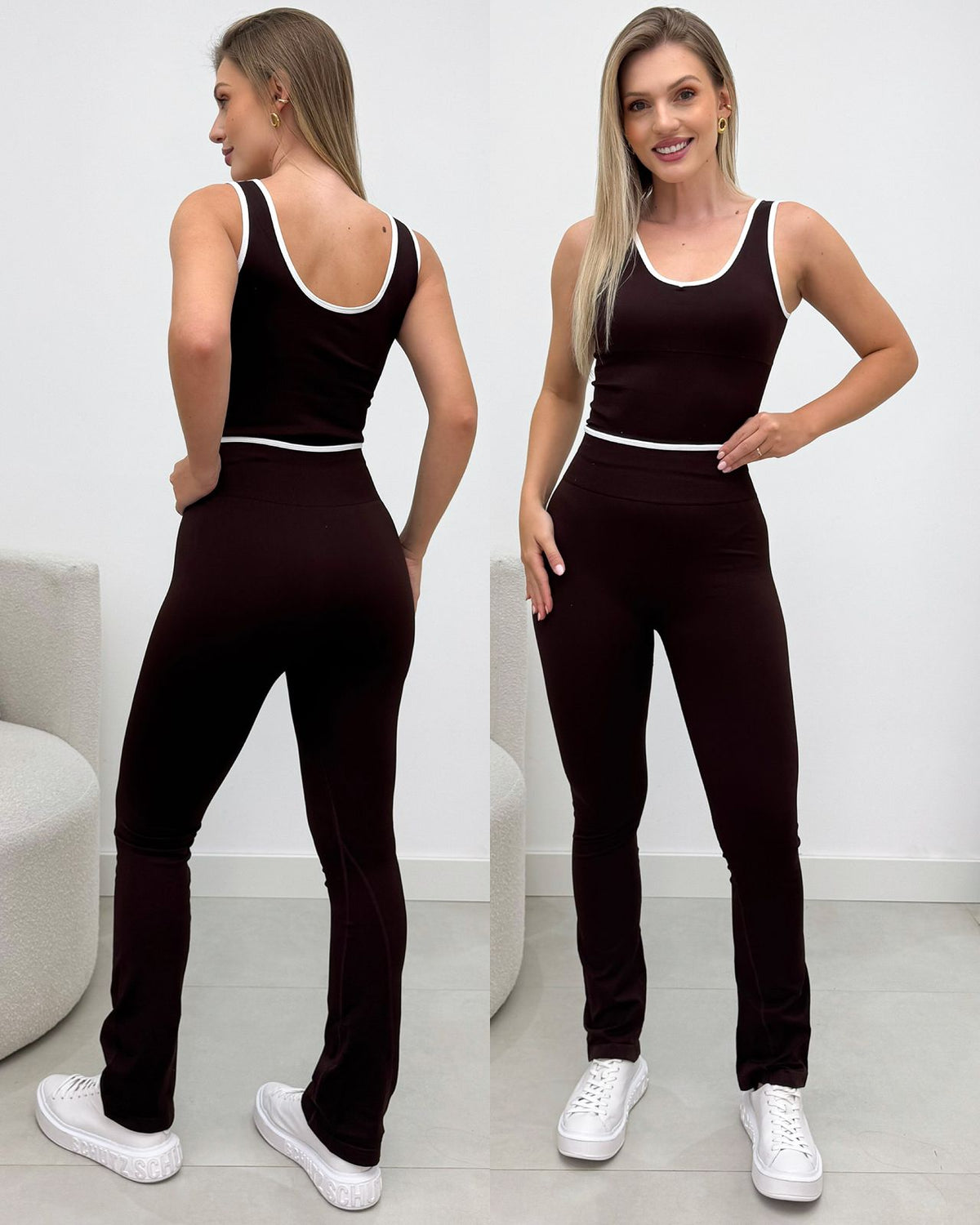 Conjunto Fitness Simone Chocolate 133341