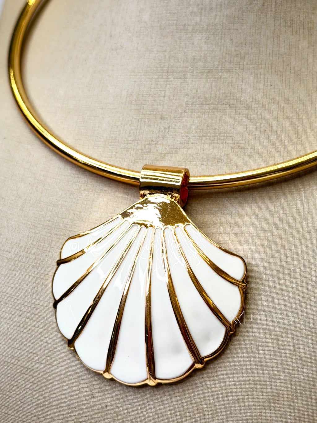 Colar Chocker concha