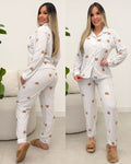 Pijama Plush Sofia Gelo 133886