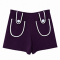 Short com bolso e detalhe corda Allure vinho