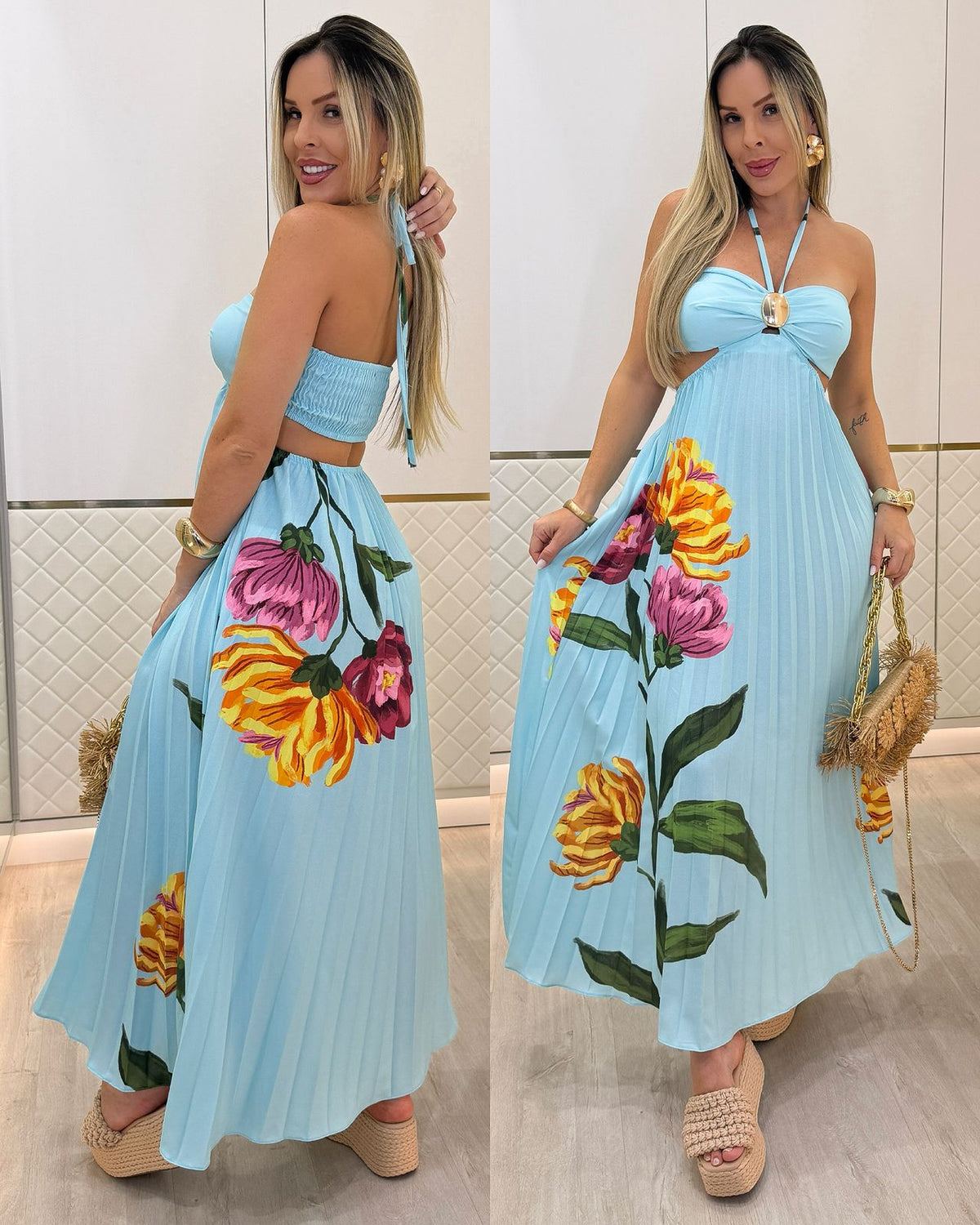 Vestido Analucia Azul 119838