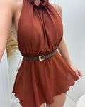 Cinto Ava Chocolate 91489
