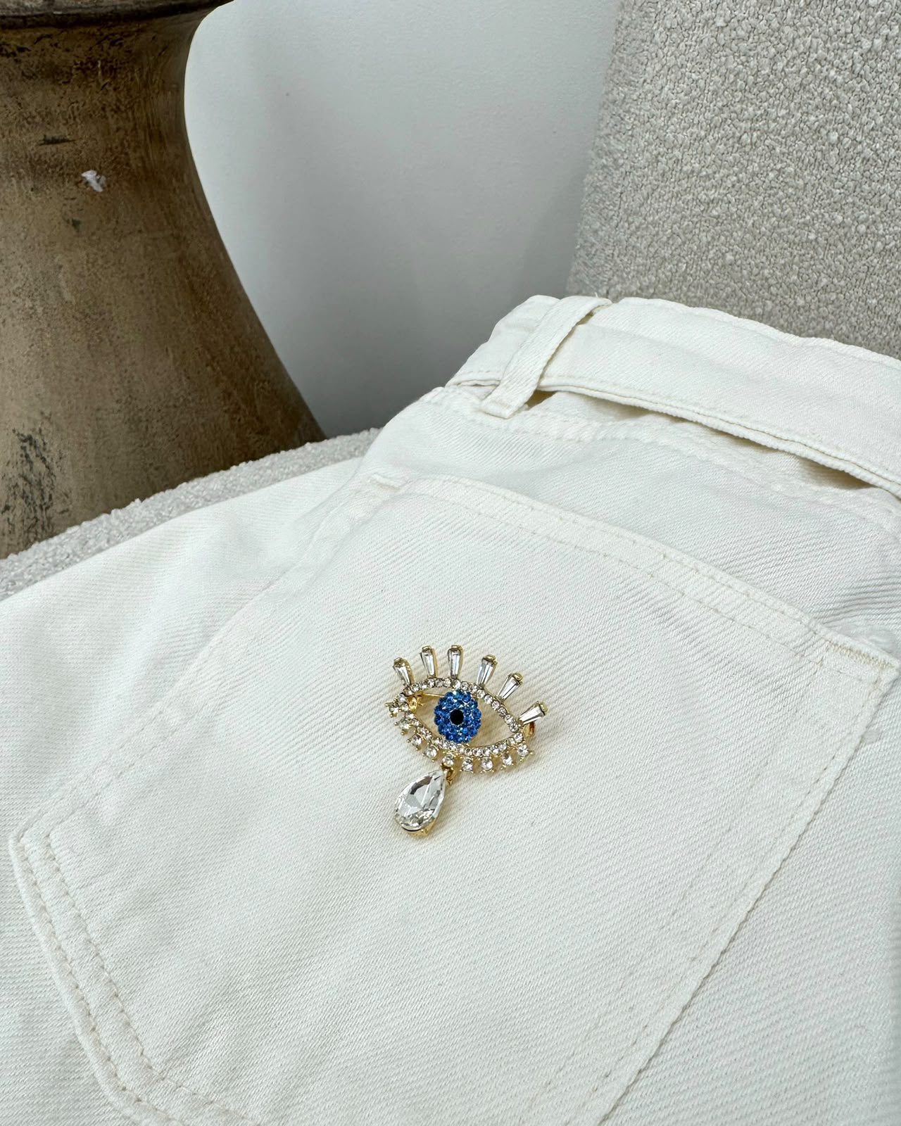 Broche Mania Essenza Olho Grego 135316
